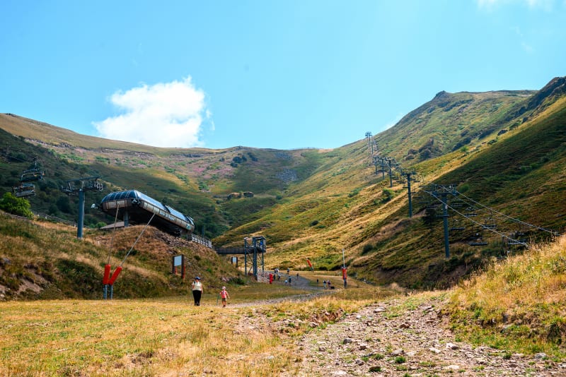 Piste de Ski du Lioran l'été