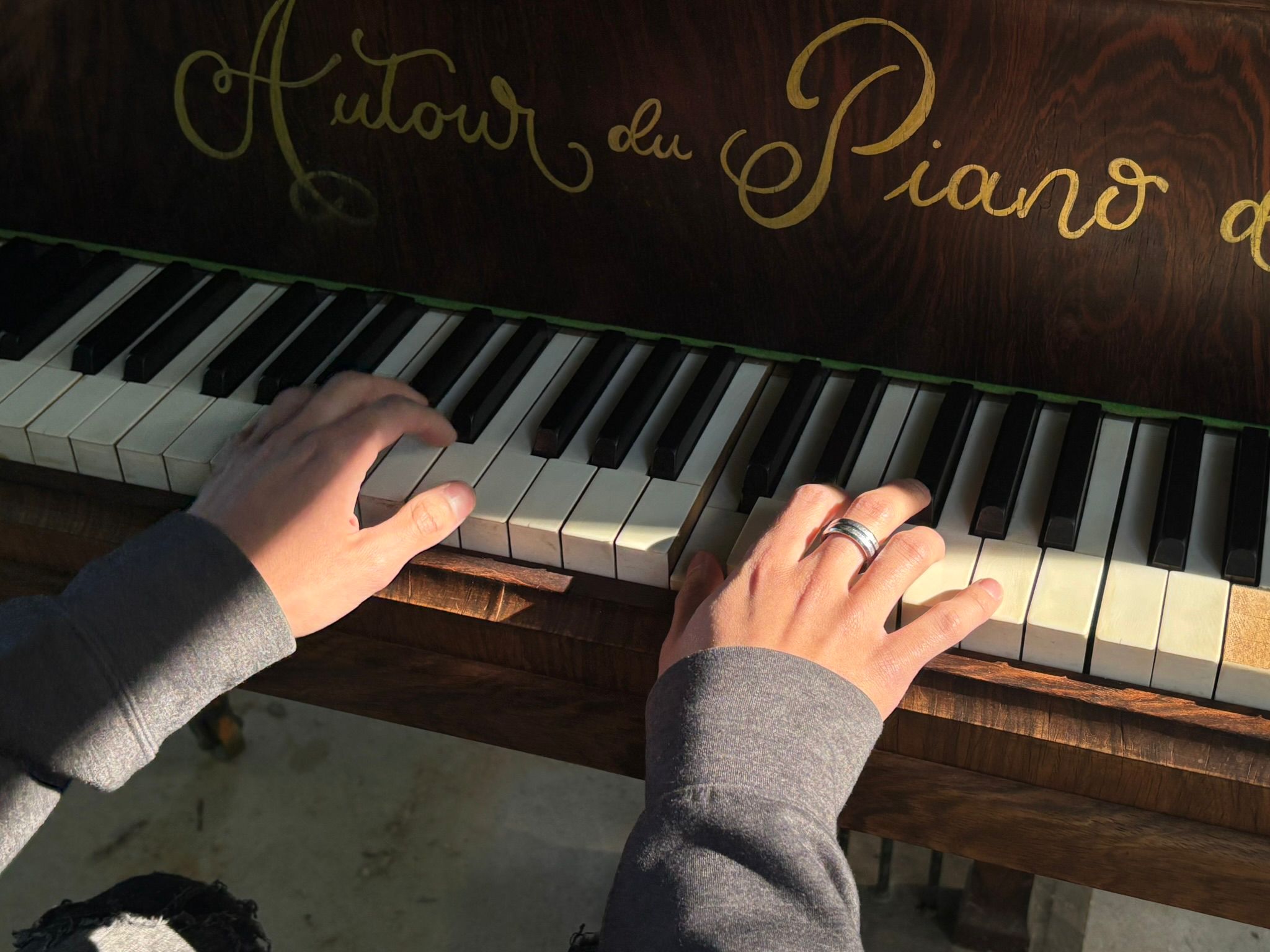 Le Piano d'Or au Parc de la Tête d'Or à Lyon