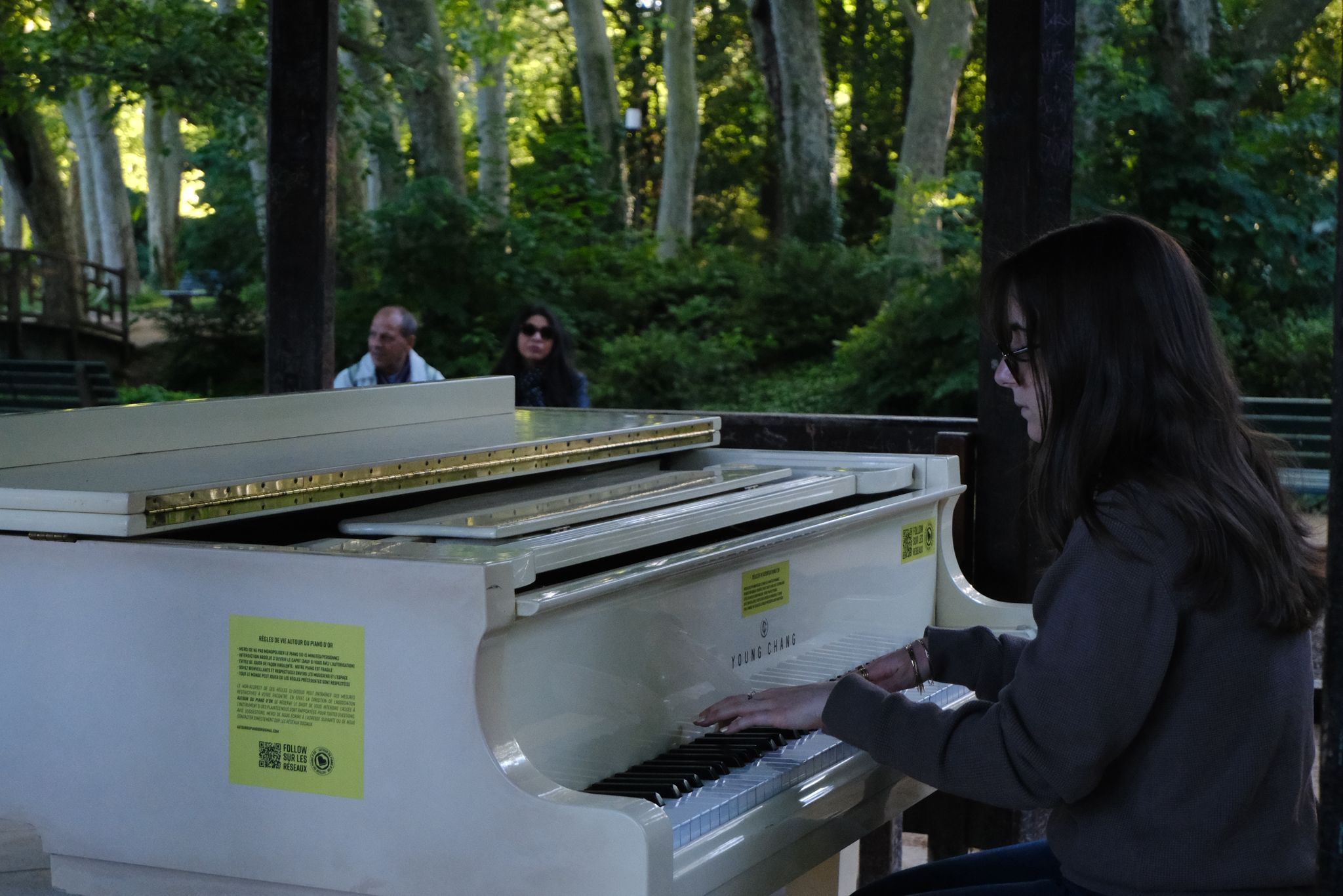 Le Piano d'Or au Parc de la Tête d'Or à Lyon