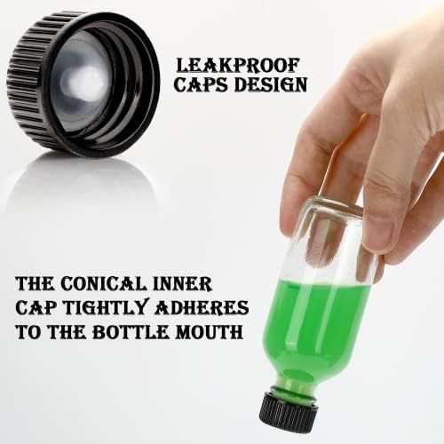 Vue 3 de Mini Bouteille Verre Miniatures