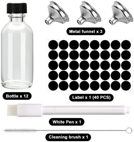 Vue 7 de Mini Bouteille Verre Miniatures
