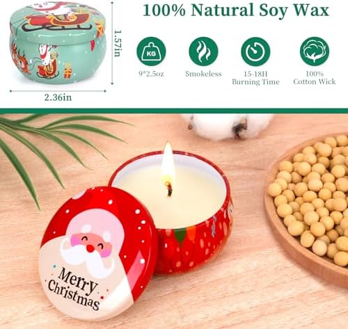 Vue 3 de Bougies De Noel Parfumees