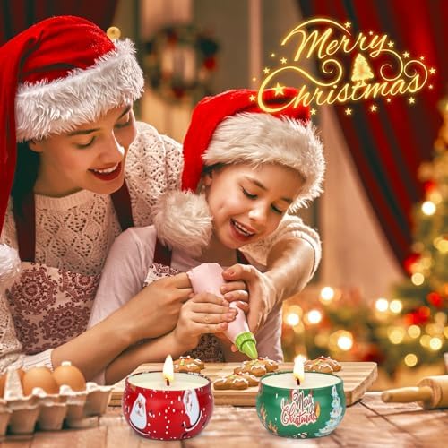 Vue 5 de Bougies De Noel Parfumees