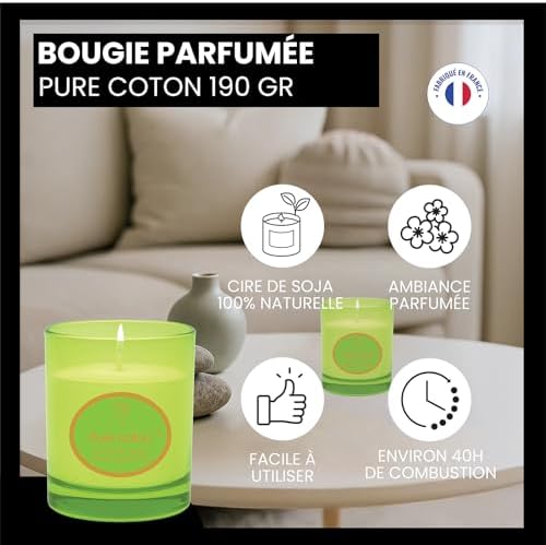Vue 2 de Bougie Parfumee Bougie Naturelle
