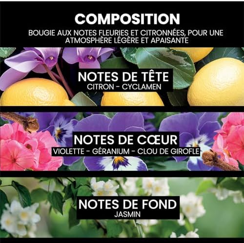 Vue 3 de Bougie Parfumee Bougie Naturelle