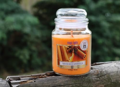 Vue 3 de Bougie Giara Gr Orange