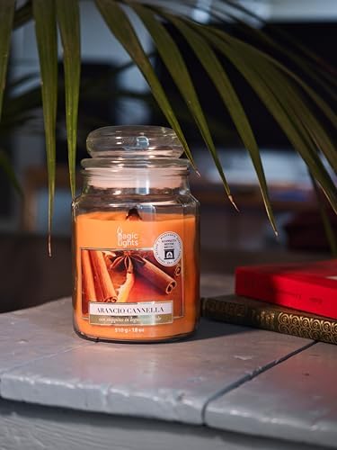 Vue 7 de Bougie Giara Gr Orange