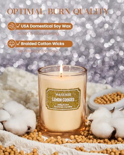 Vue 3 de Msense Bougies Parfumees Aux