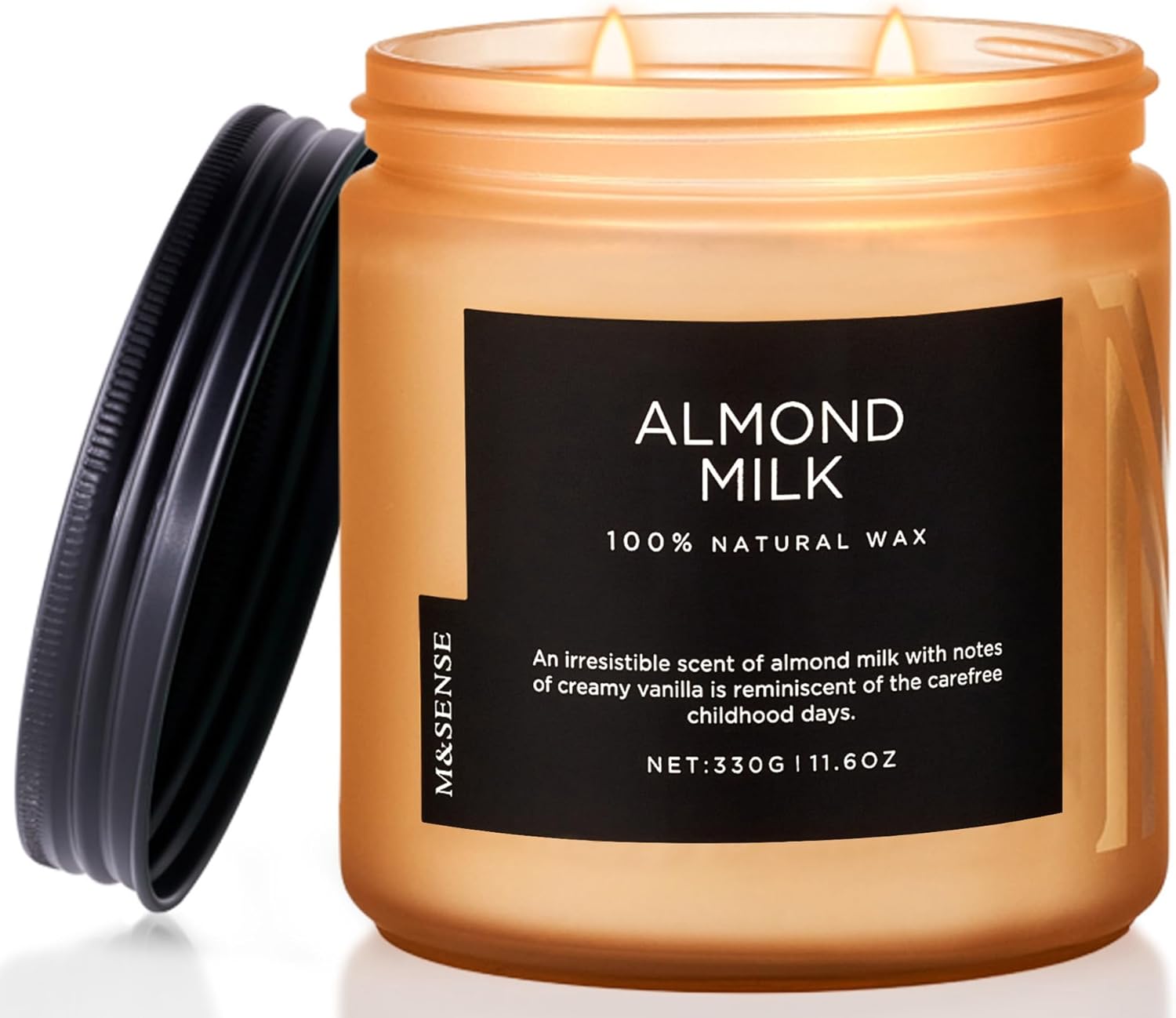 Msense Bougie Parfumee Bois