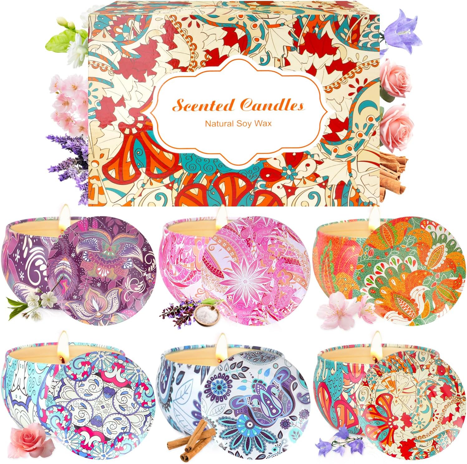 Lot De Bougies Parfumees