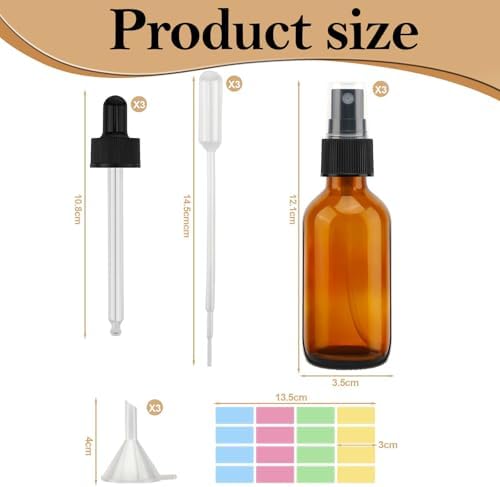 Vue 2 de Piece Flacon Spray Verre