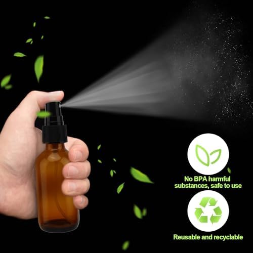 Vue 3 de Piece Flacon Spray Verre