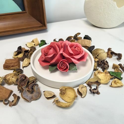 Vue 3 de Diffuseur Huiles Essentiellesrose Ceramique