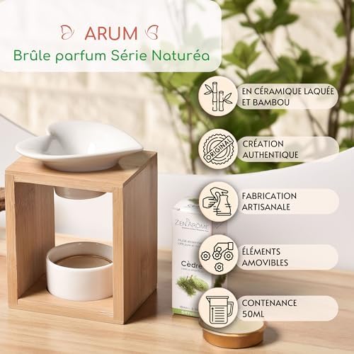Vue 3 de Brule Parfum Arum Bruleur