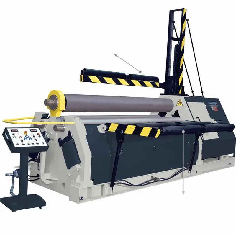Plate bending roller machine