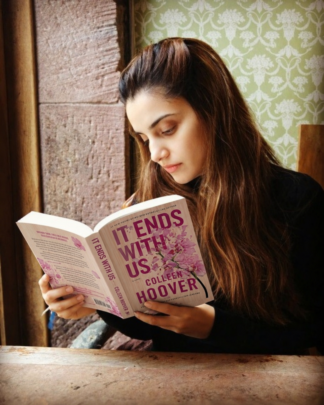 A reader with your book