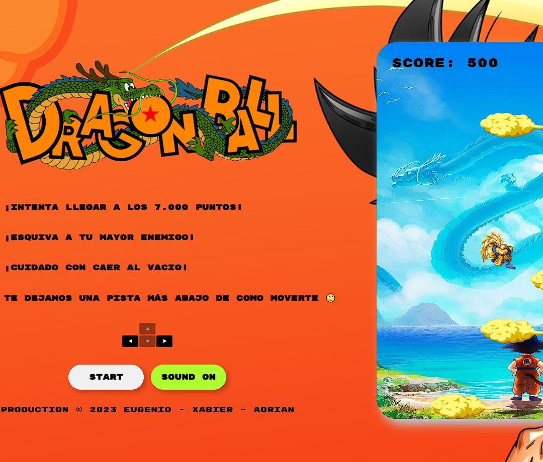 Imagen representativa del proyectoDBZ - Jump
