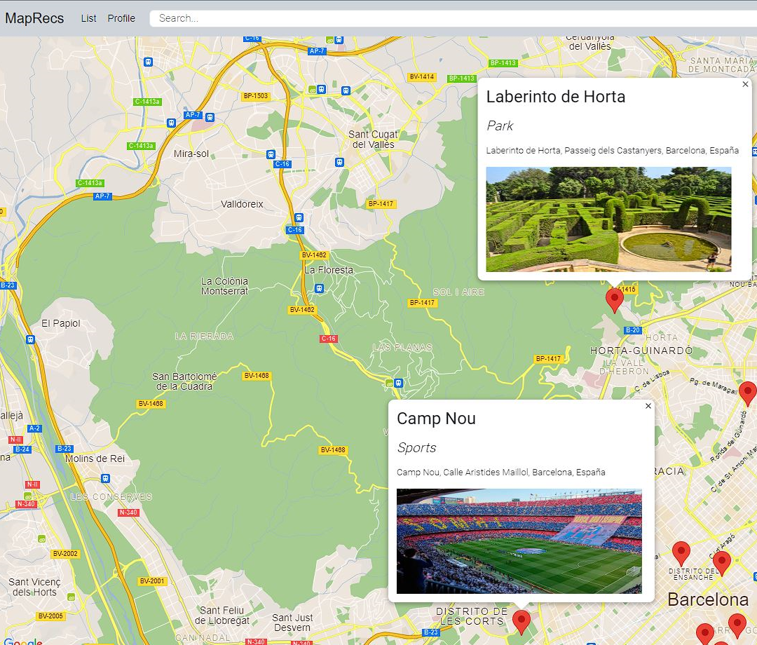 Imagen representativa del proyectoMap-Recs