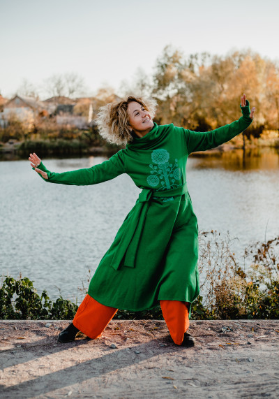 Сукня РУХЛИВА з вибiйкою "Древо роду" 