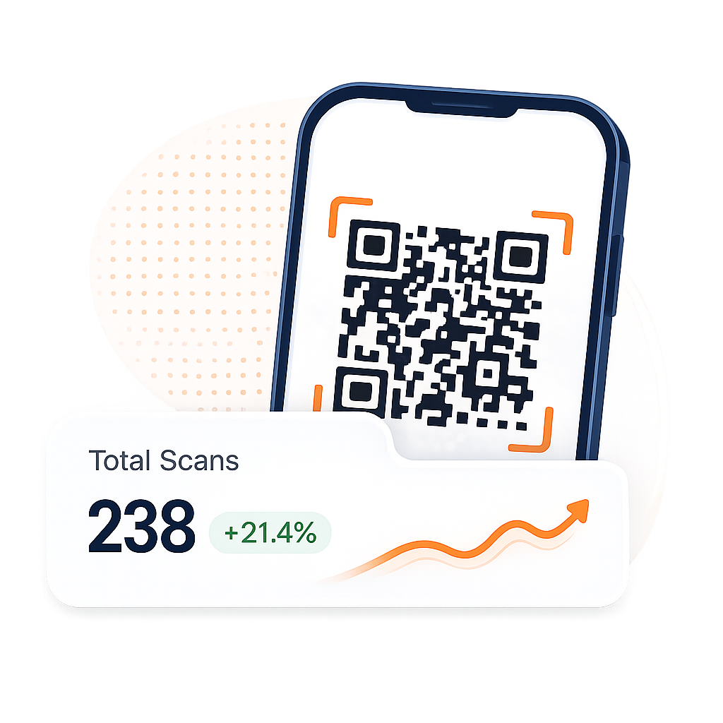QR code analytics on phone