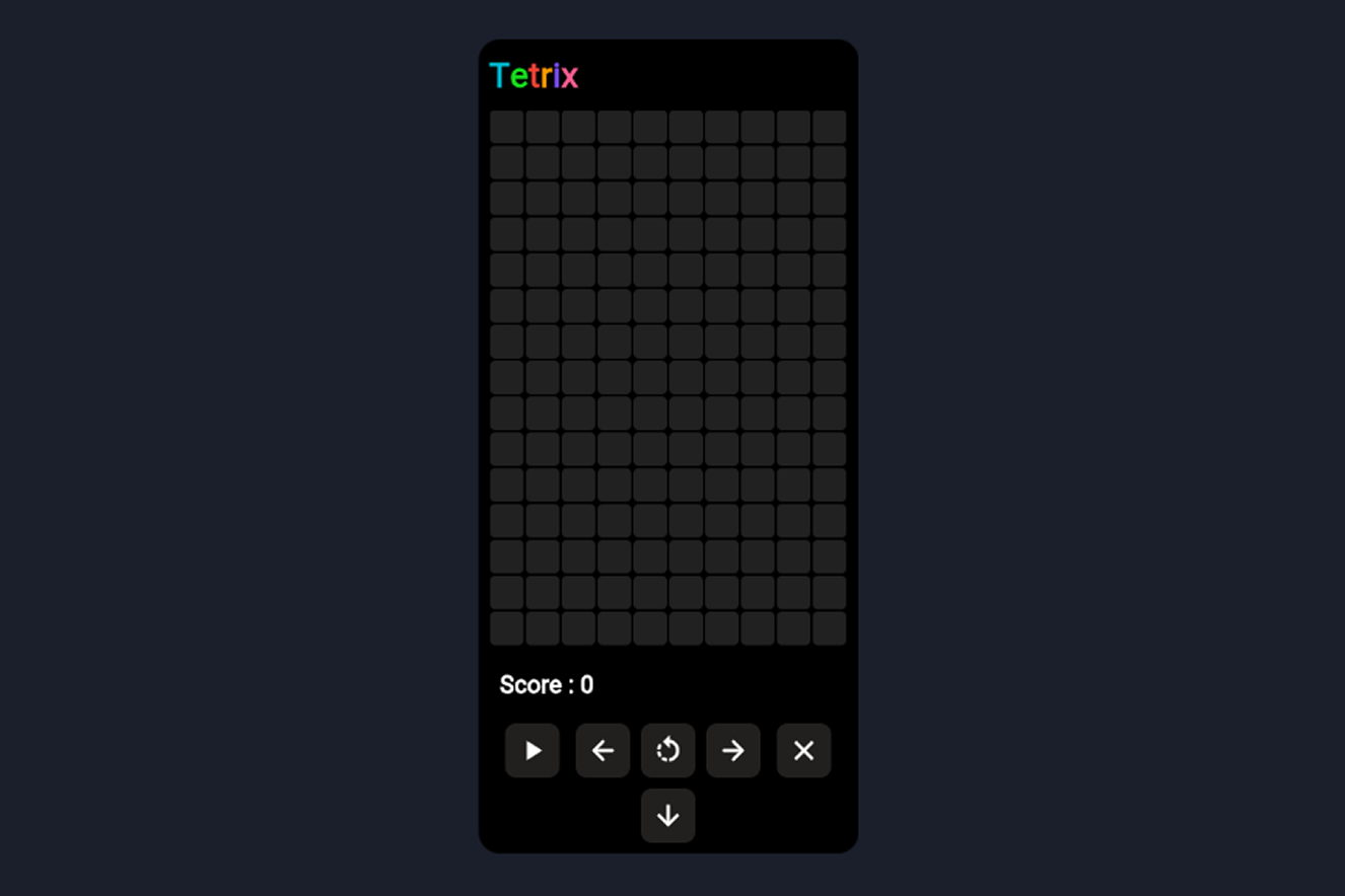 Tetris game.