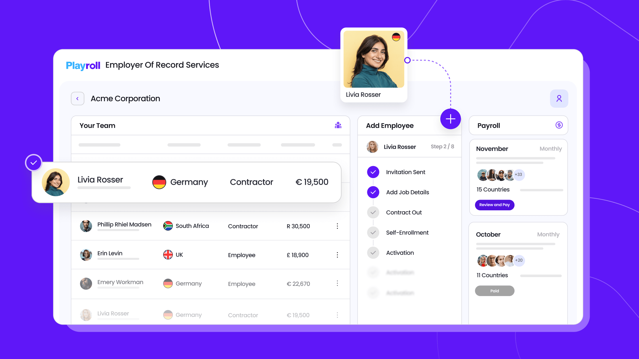 Playroll screenshot 1
