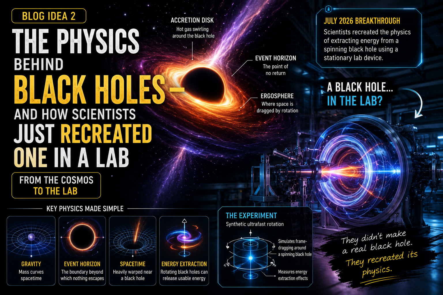 The Physics Behind Black Holes by Make Physics Easy