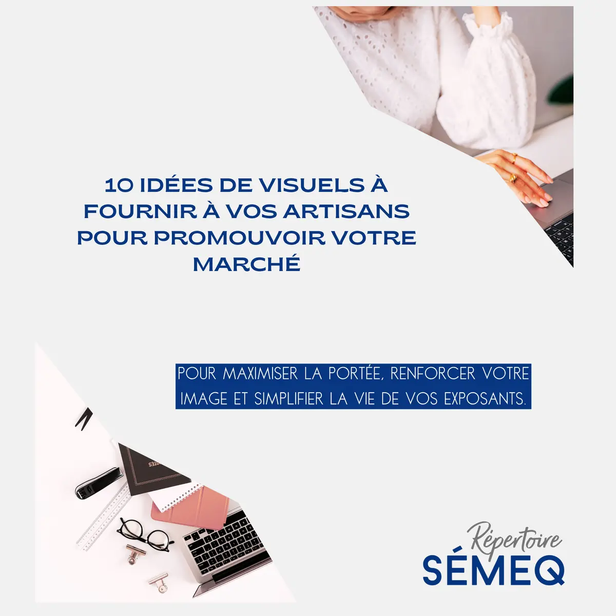 Photo 10 idées de visuels à fournir à vos artisans pour promouvoir votre marché