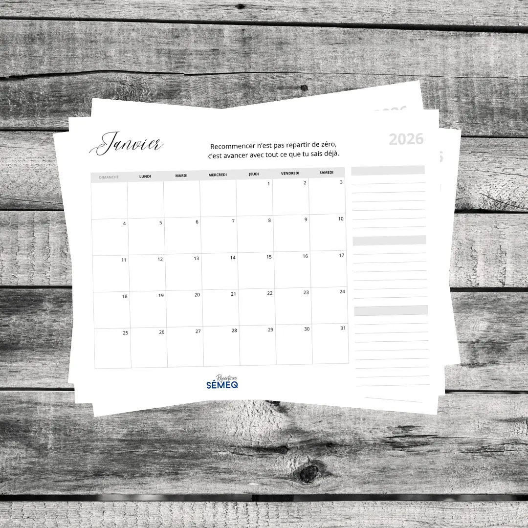 Photo Calendrier 2026