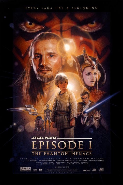 Official movie poster for "The Phantom Menace"