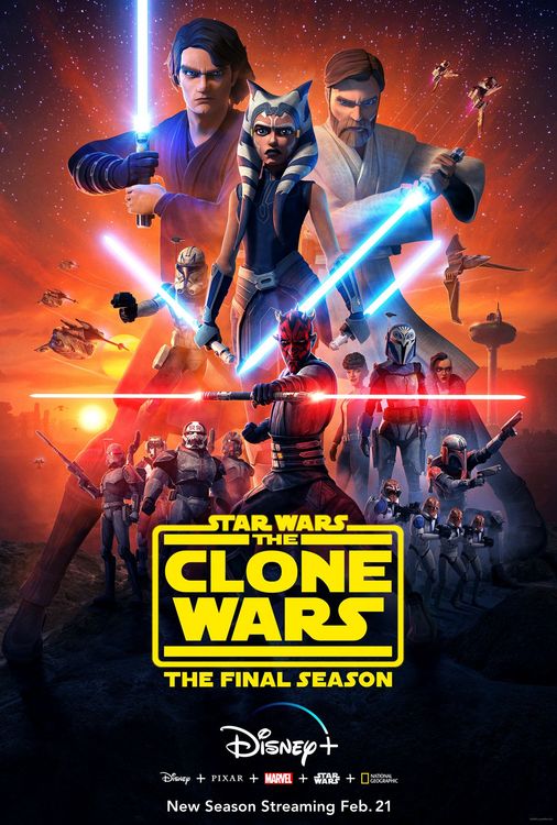 Official poster for "The Clone Wars"