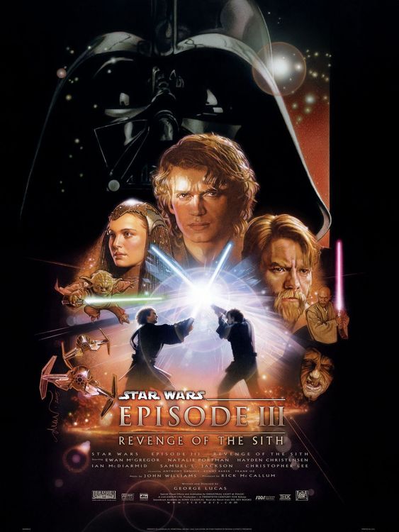 Official movie poster for "Revenge of the Sith"