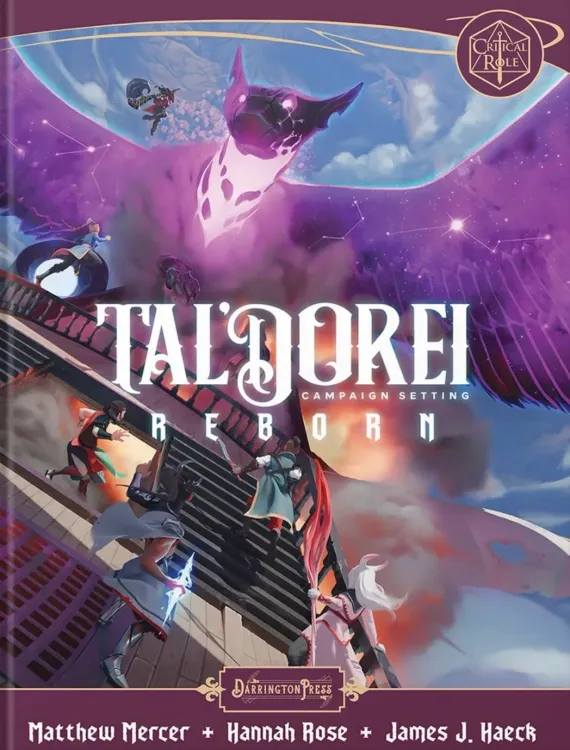 Official book cover for "Tal'dorei Reborn"