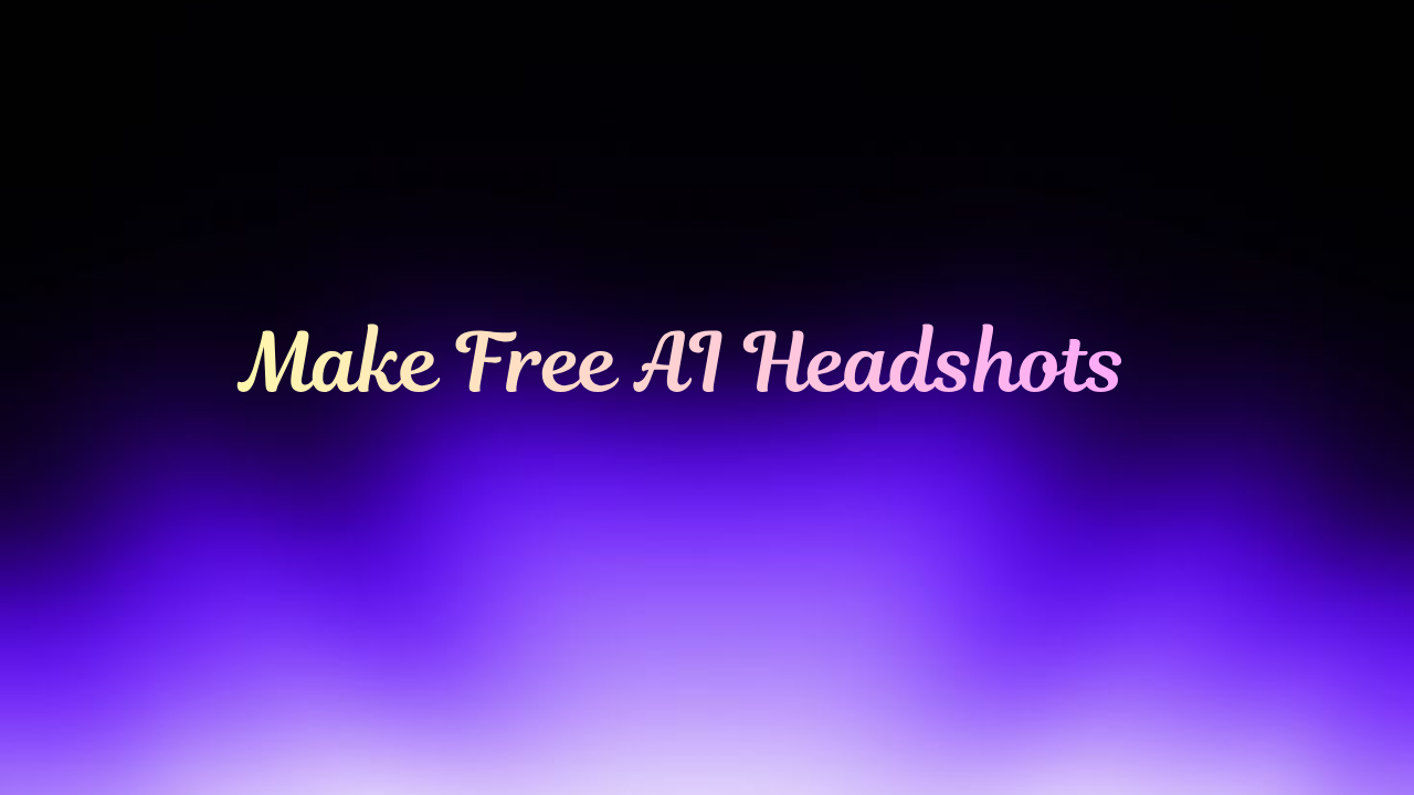 Step-by-step guide on generating a free AI headshot from a smartphone photo