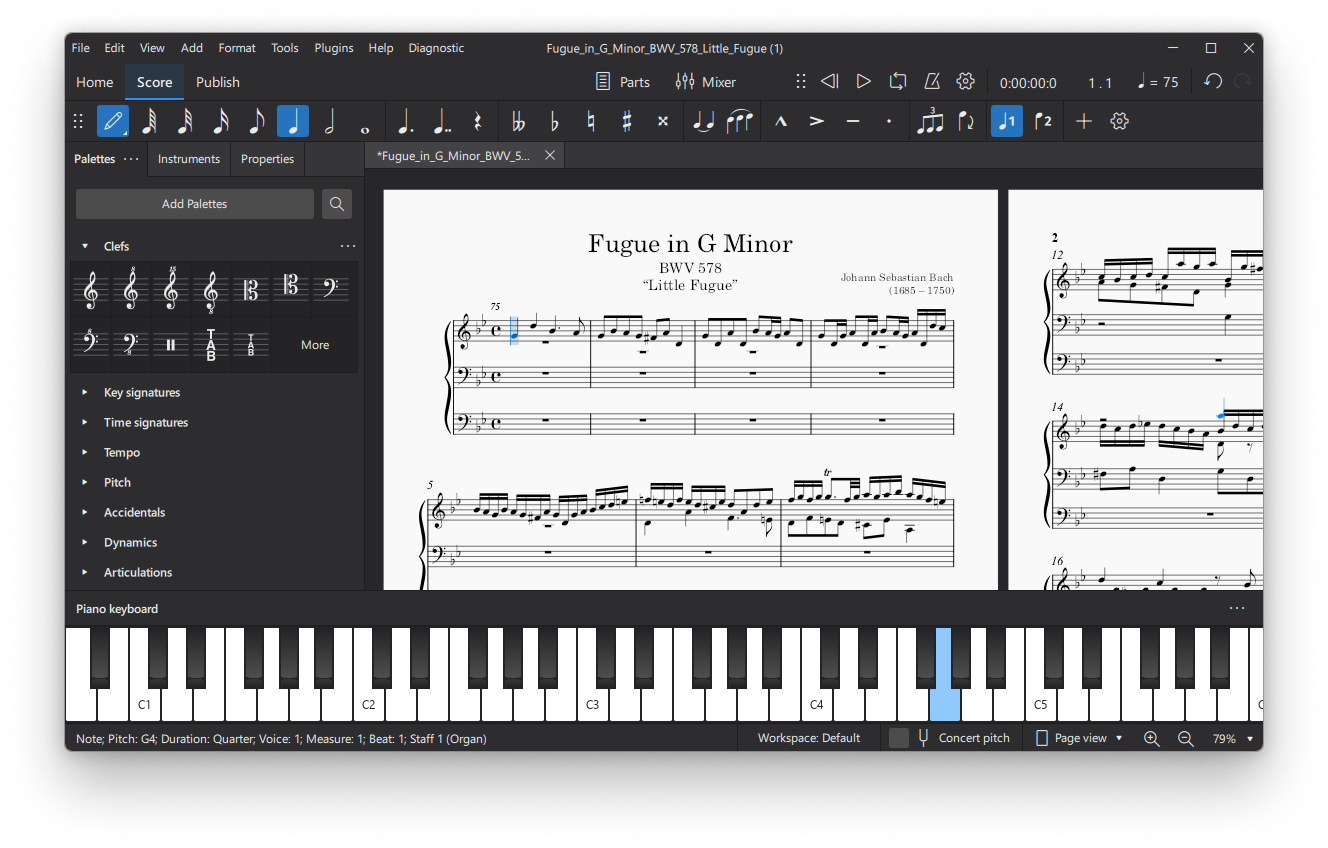 MuseScore Studio 4 screenshot