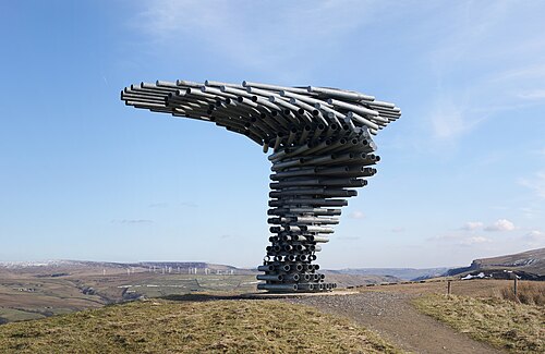 Singing Ringing Tree, Lancashire — steel pipe wind sculpture (placeholder)