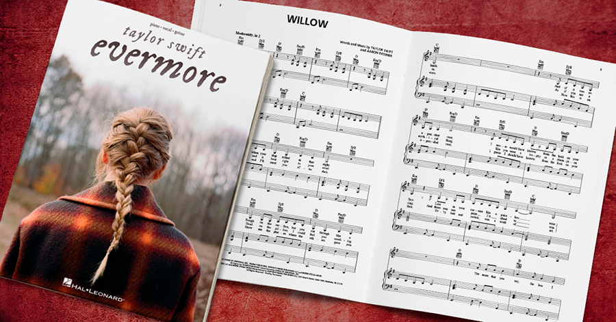 Hal Leonard Taylor Swift Evermore Songbook