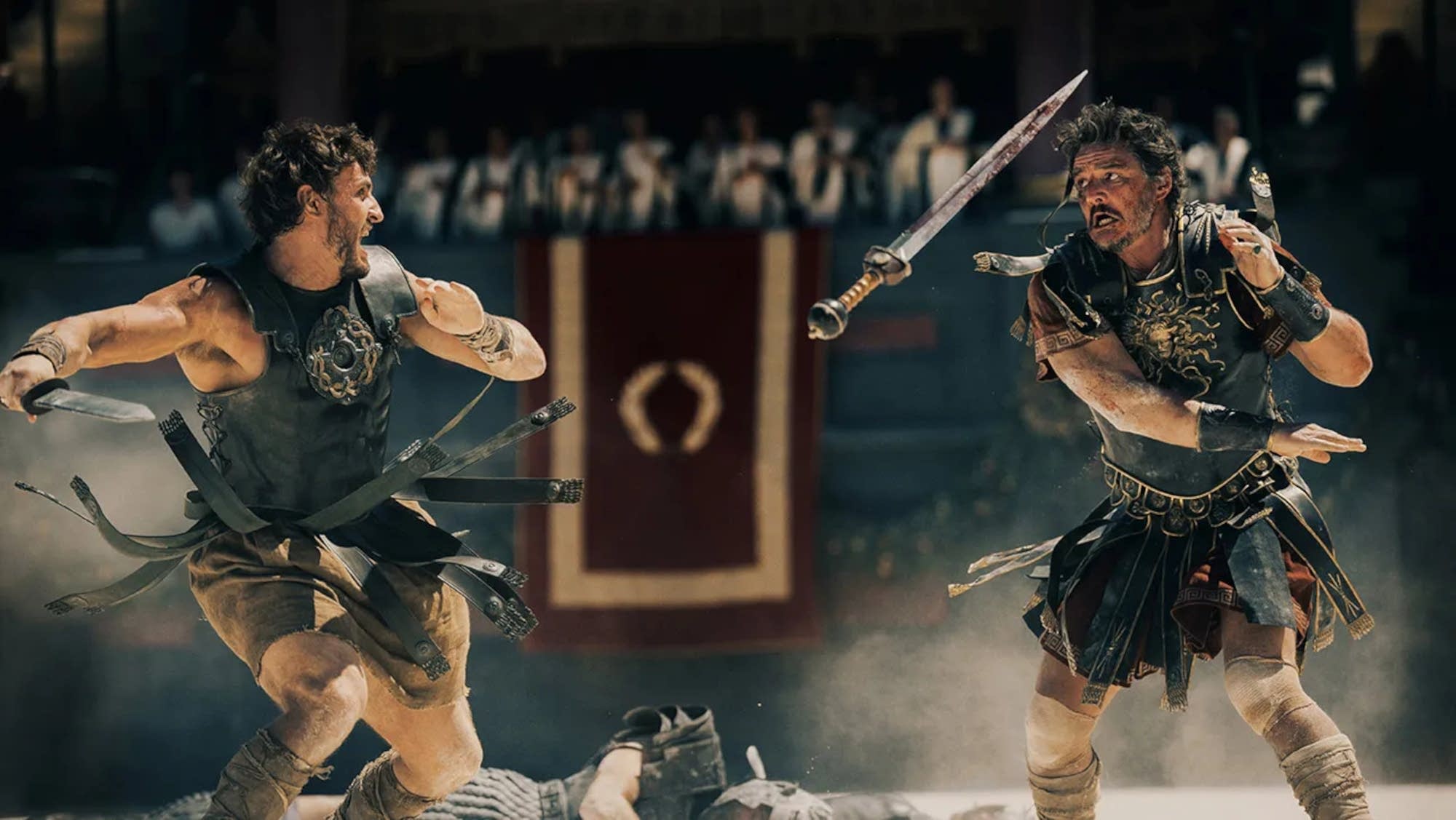 Battle scene from the movie Gladiator (2000)