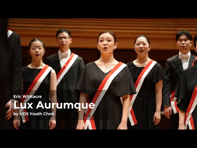 VOS Youth Choir performing Eric Whitacre Lux Aurumque