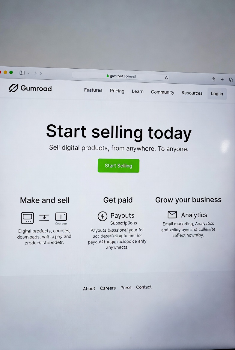 Gumroad homepage