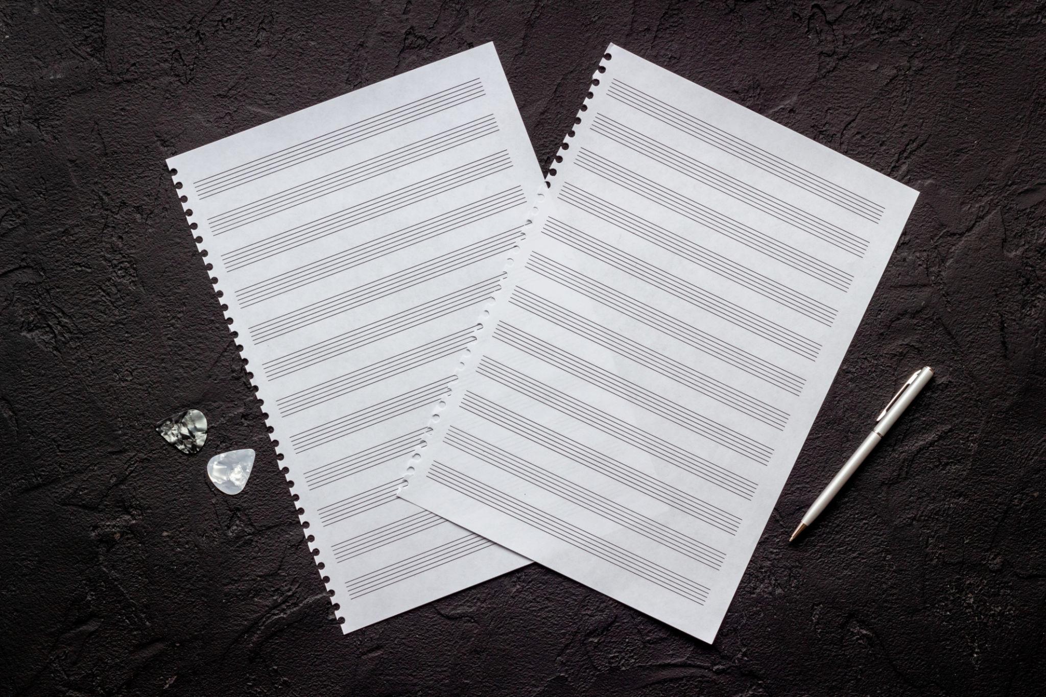 Sheet music publishing process
