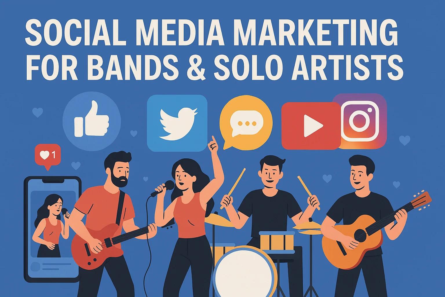 Musician social media marketing