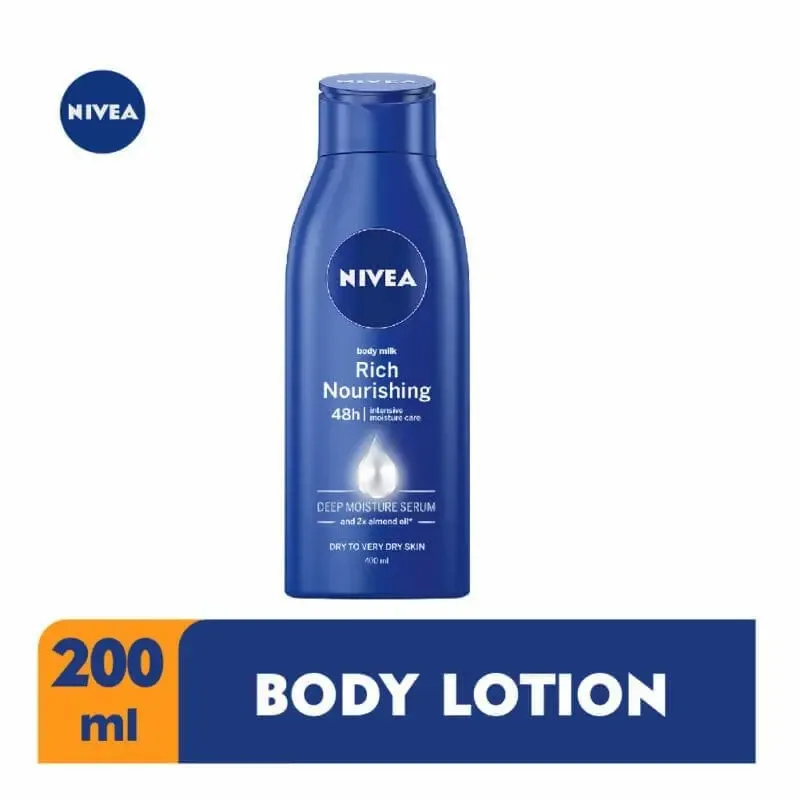 Nivea rich nourishing body lotion 200ml