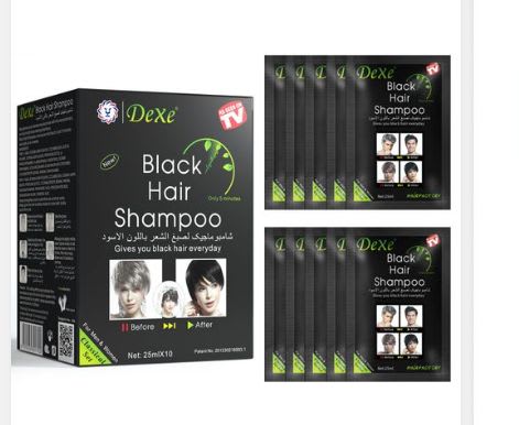 Dexe Black Hair Shampoo 10 satchets