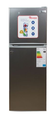 RAMTONS 128 LITERS DOUBLE DOOR DIRECT COOL FRIDGE, TITAN STEEL- RF/177