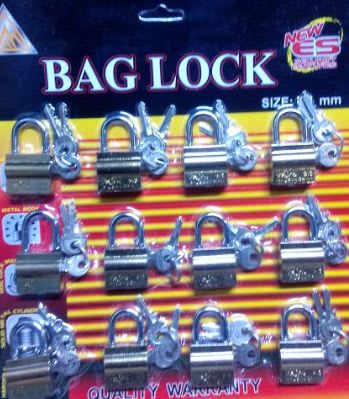 Bag Lock Chart 12 pieces