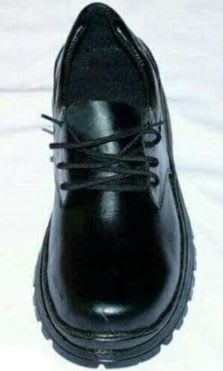 Toughees Premium Leather Genuine School Shoes