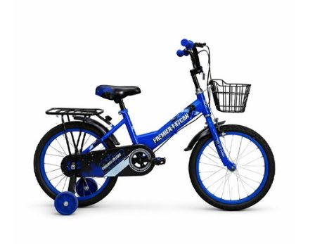 Premier Falcon BMX Kids Bicycle (12”, 16”, 20”) – With Basket, Carrier & Training Wheels