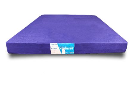 Medium Duty Foam Mattress with Blue Cover