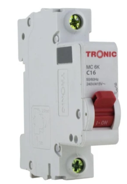Tronic single Pole 16Amps MCB